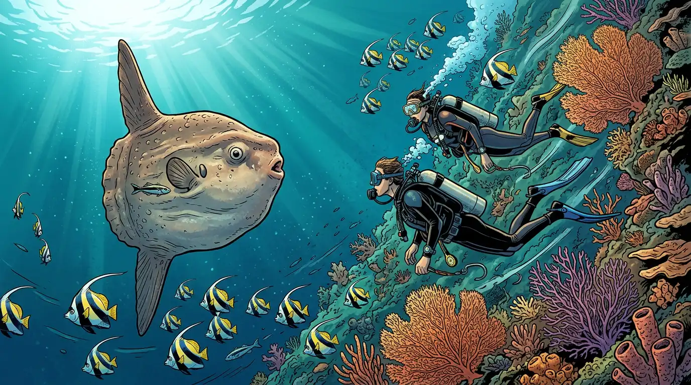 Blue Corner Nusa Penida Diving - Drift & Mola Mola - Neptune Scuba Diving